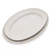 Sur La Table Pearl Stoneware Oval Platters, Set of 2