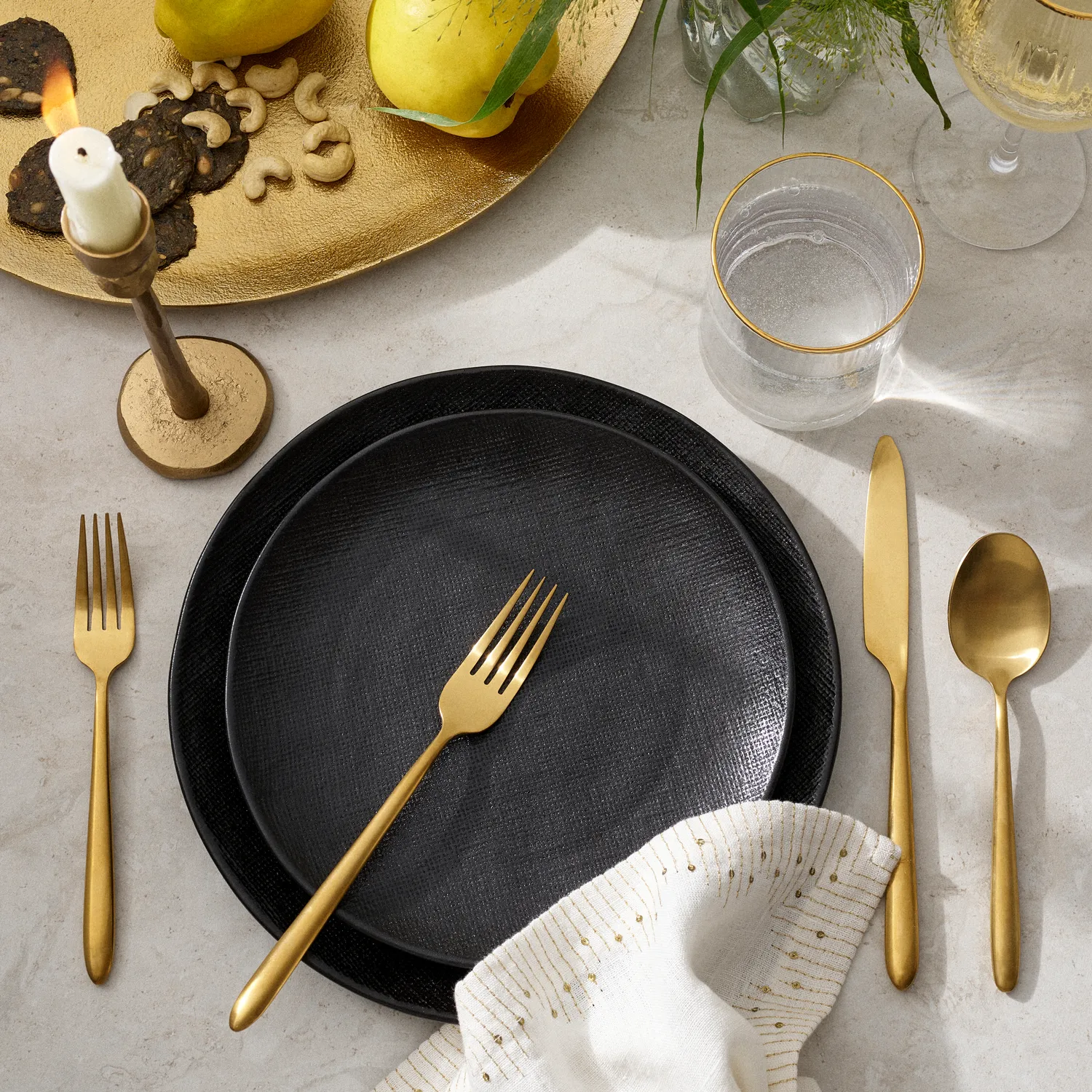 Sur La Table Elemental Dinnerware Set, 12 Pieces