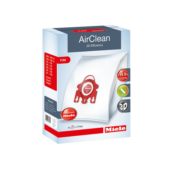 Miele AirClean FJM FilterBags Replacement Set