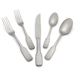 Fortessa Ashton Flatware Set, 5-Piece Set A friend suggested that I look at the Fortessa Ashton set