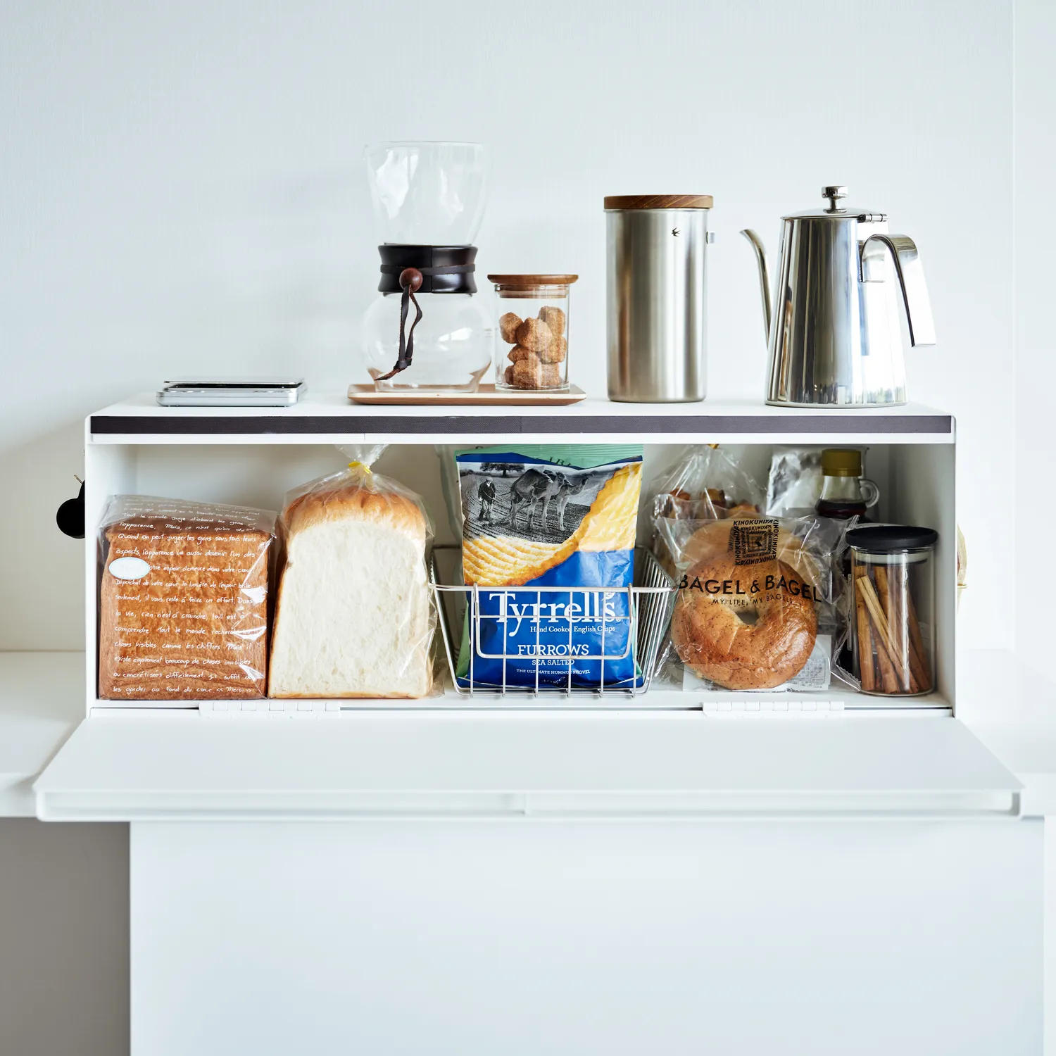 Yamazaki Tower Wide Steel Bread Box