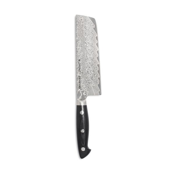 Zwilling Bob Kramer Stainless Damascus Nakiri Knife, 7"