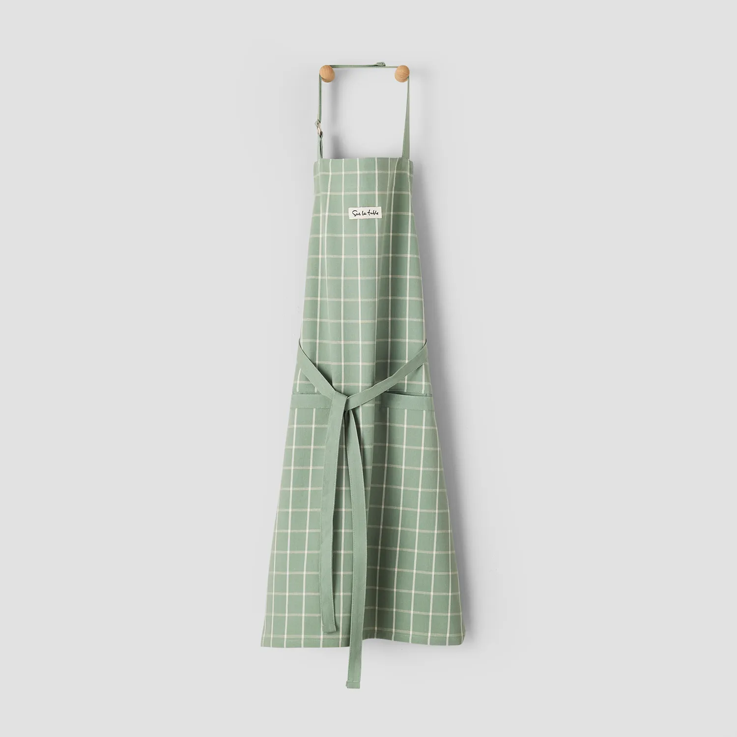 Sur la table Windowpane Apron
