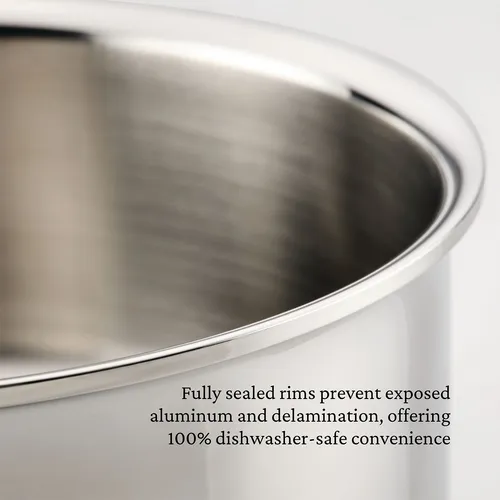 Hestan ProBond Luxe Stainless Steel Saucepan with Lid