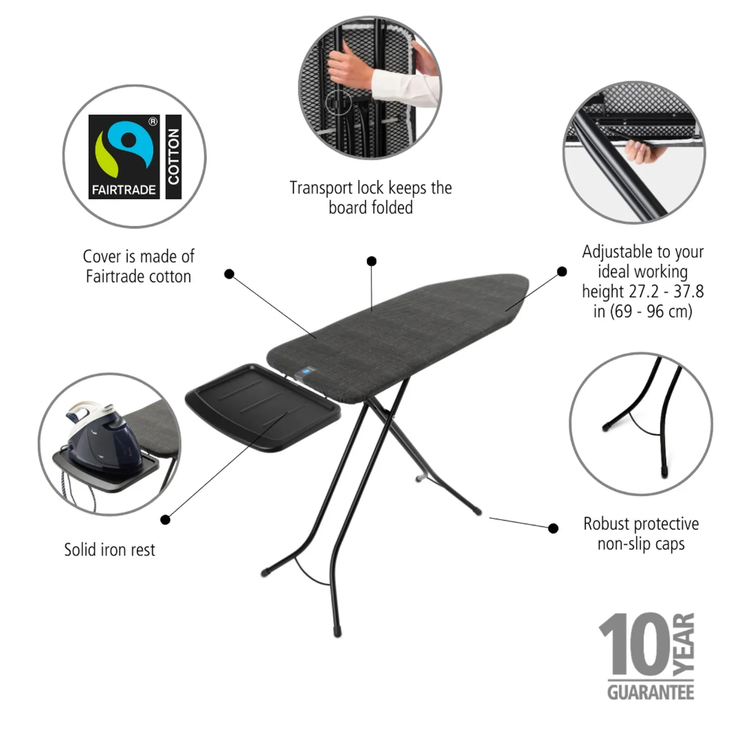 Brabantia Ironing Board with Steam Holder