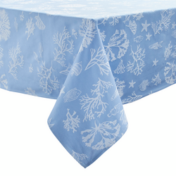 Jacquard Coral Tablecloth