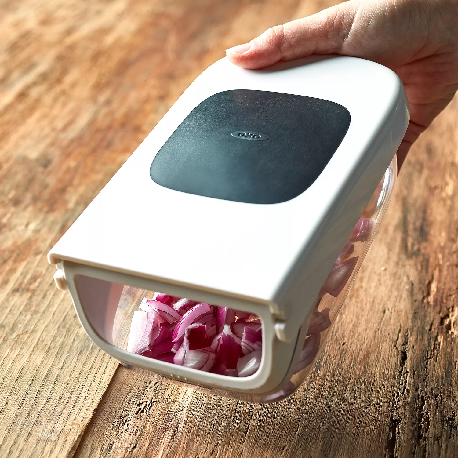 OXO Good Grips Vegetable Chopper with Easy-Pour Opening