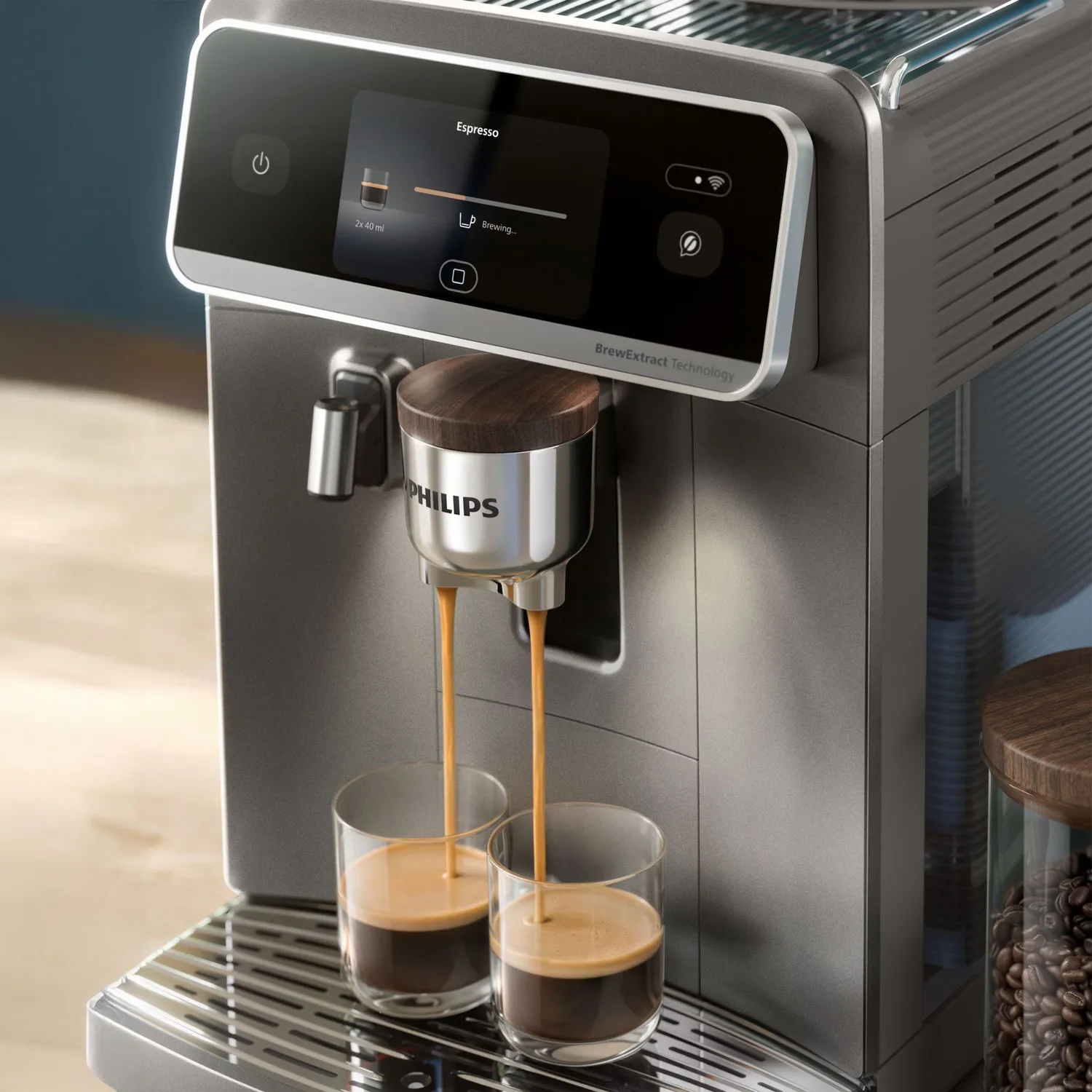 Philips Cafe Aromis 8000 Series Fully Automatic Coffee and Espresso Machine with LatteGo Pro