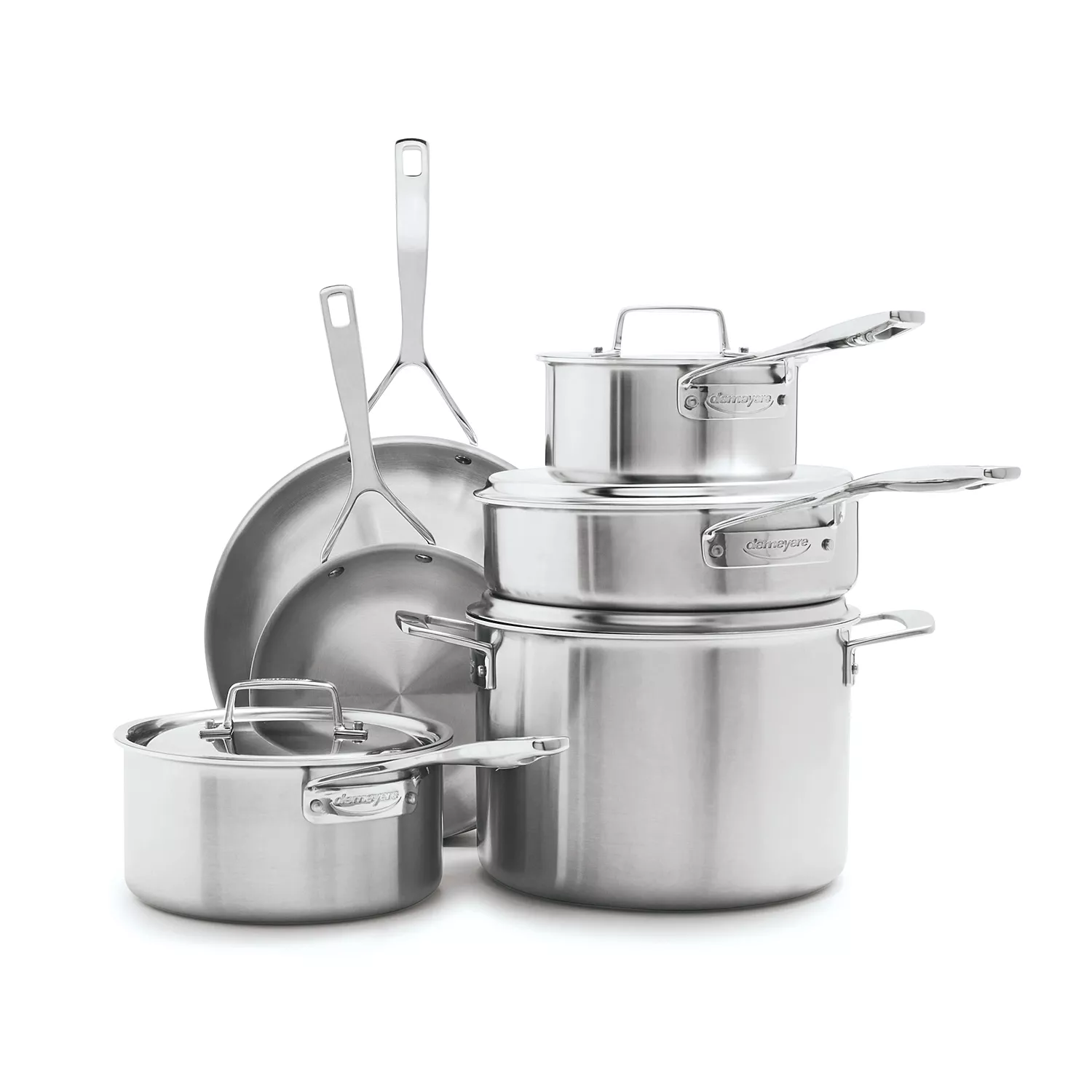 Demeyere Essential5 10-Piece Stainless Steel Cookware Set
