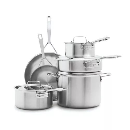 Demeyere Essential5 10-Piece Stainless Steel Cookware Set