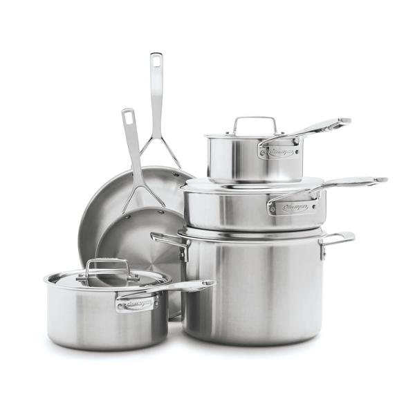 Demeyere Essential5 10-Piece Stainless Steel Cookware Set