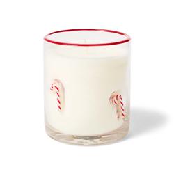 Sur la table Candy Cane Icon Glass Candle
