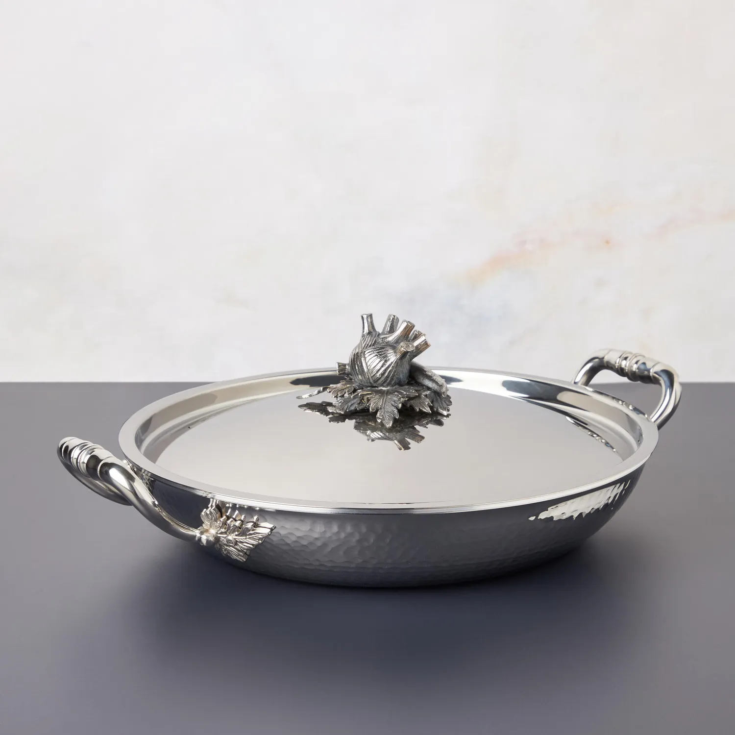 Ruffoni Opus Prima Hammered Stainless Steel 14-Piece Cookware Set