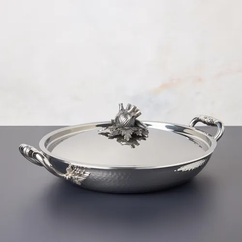 Ruffoni Opus Prima Hammered Stainless Steel 14-Piece Cookware Set