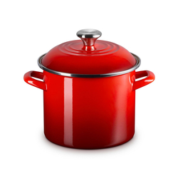 Le Creuset Enameled Steel Stockpot with Stainless Steel Knob, 6 qt.