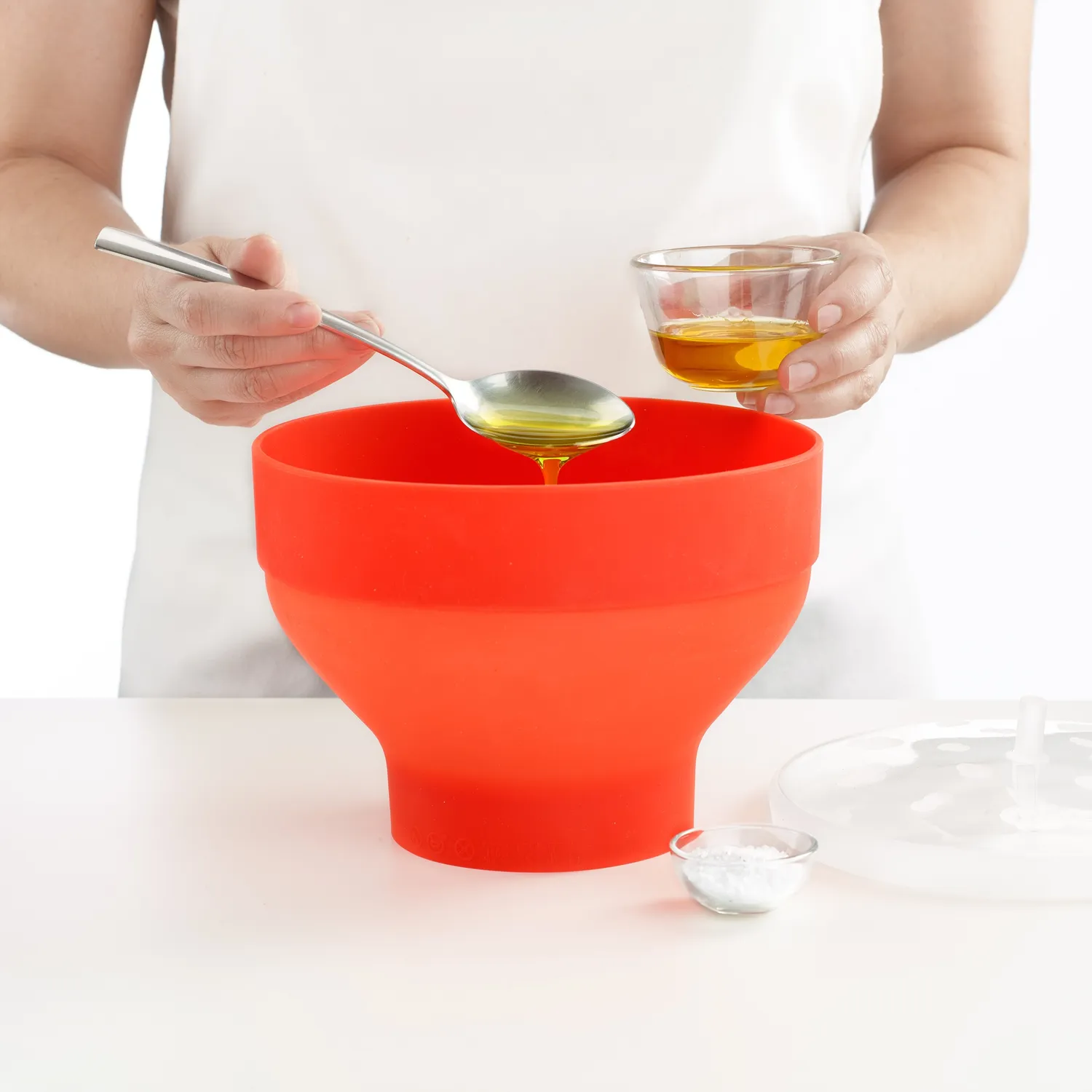 Lekue Collapsible Microwave Popcorn Bowl