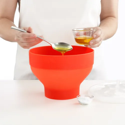 Lekue Collapsible Microwave Popcorn Bowl