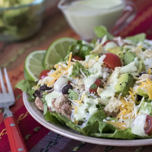 Cilantro Lime Chicken Taco Salad