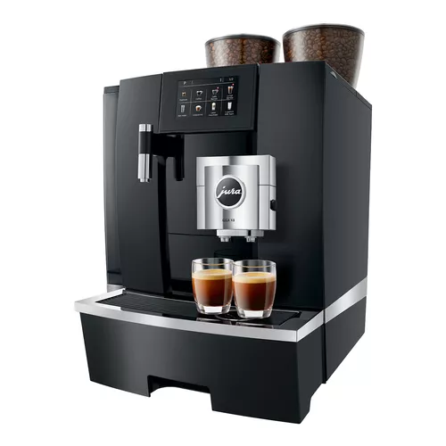 Jura D6 Coffee Machine with Descaling Liquid and 2 Cup and Saucer