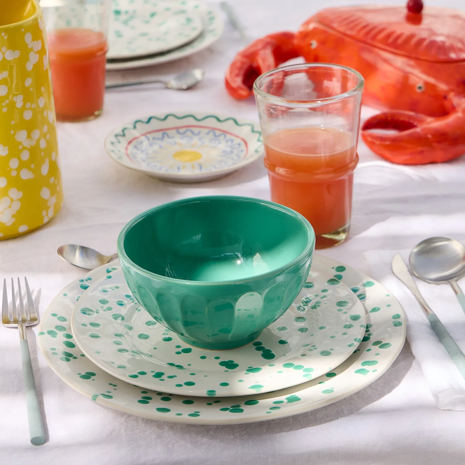 Costa Nova Rafaela Dinner Plates, Set of 6