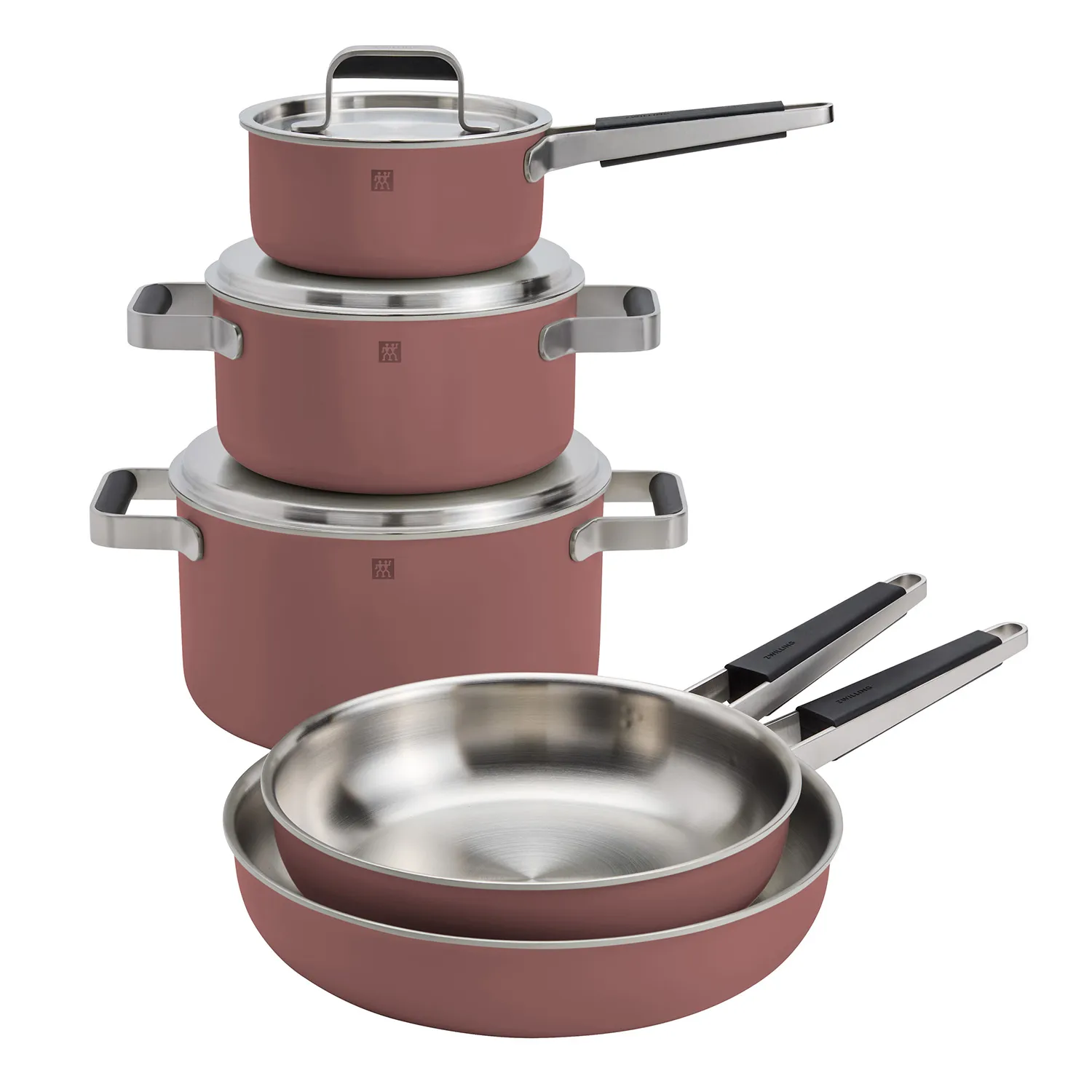 Zwilling Pure Stainless Steel 8-Piece Cookware Set