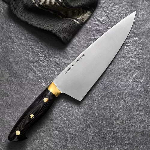 Bob Kramer 8&#34; Carbon Steel Chef&#8217;s Knife by Zwilling J.A. Henckels