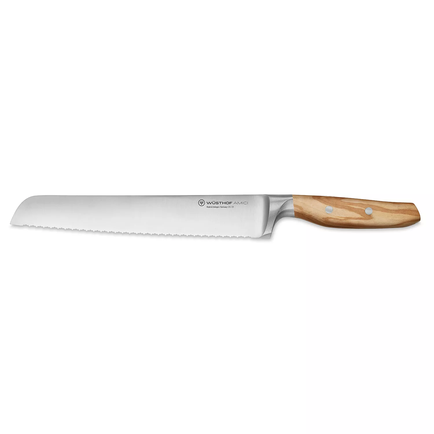 Wüsthof Amici Double-Serrated Bread Knife, 9"