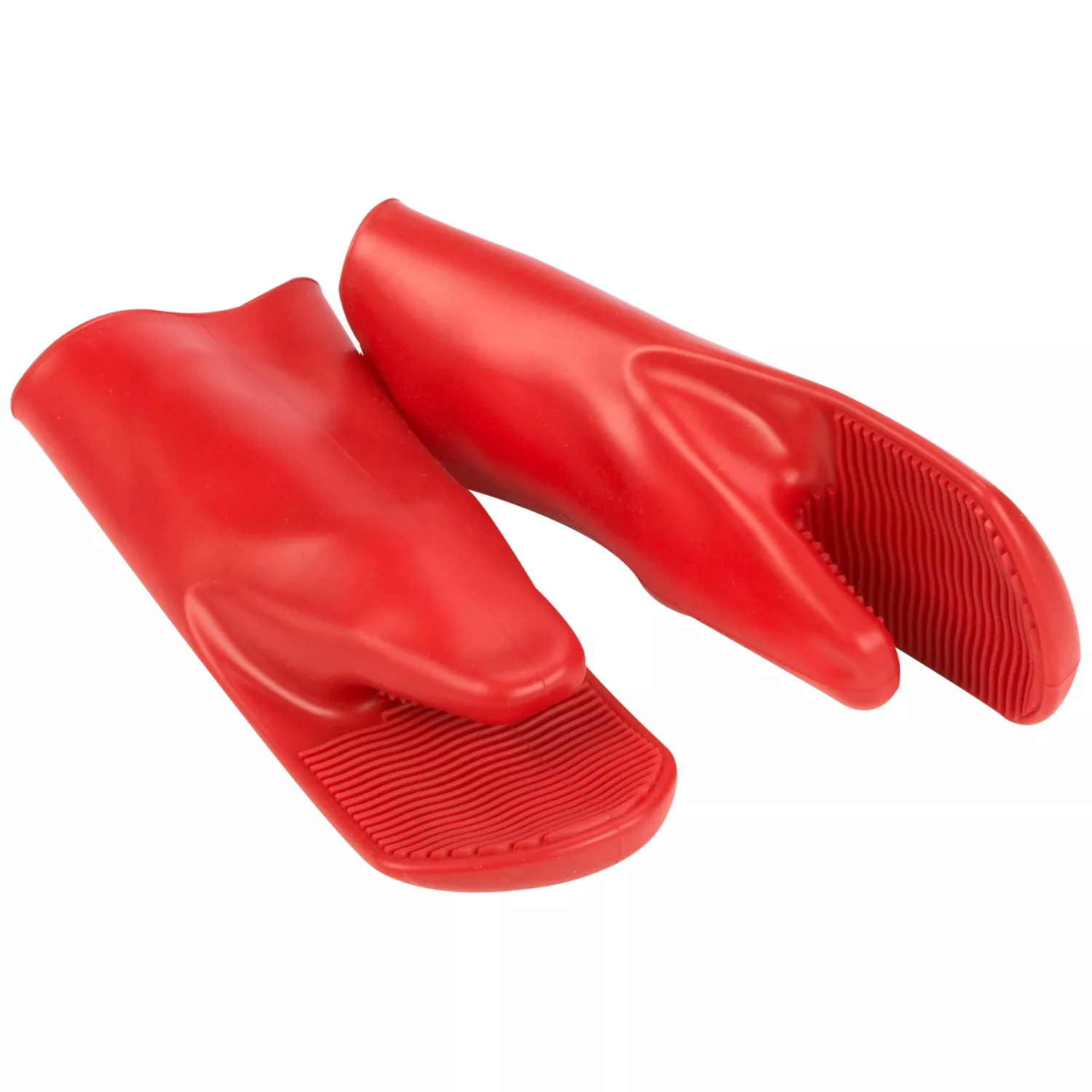 Red Silicone Canning Mitts, Set of 2