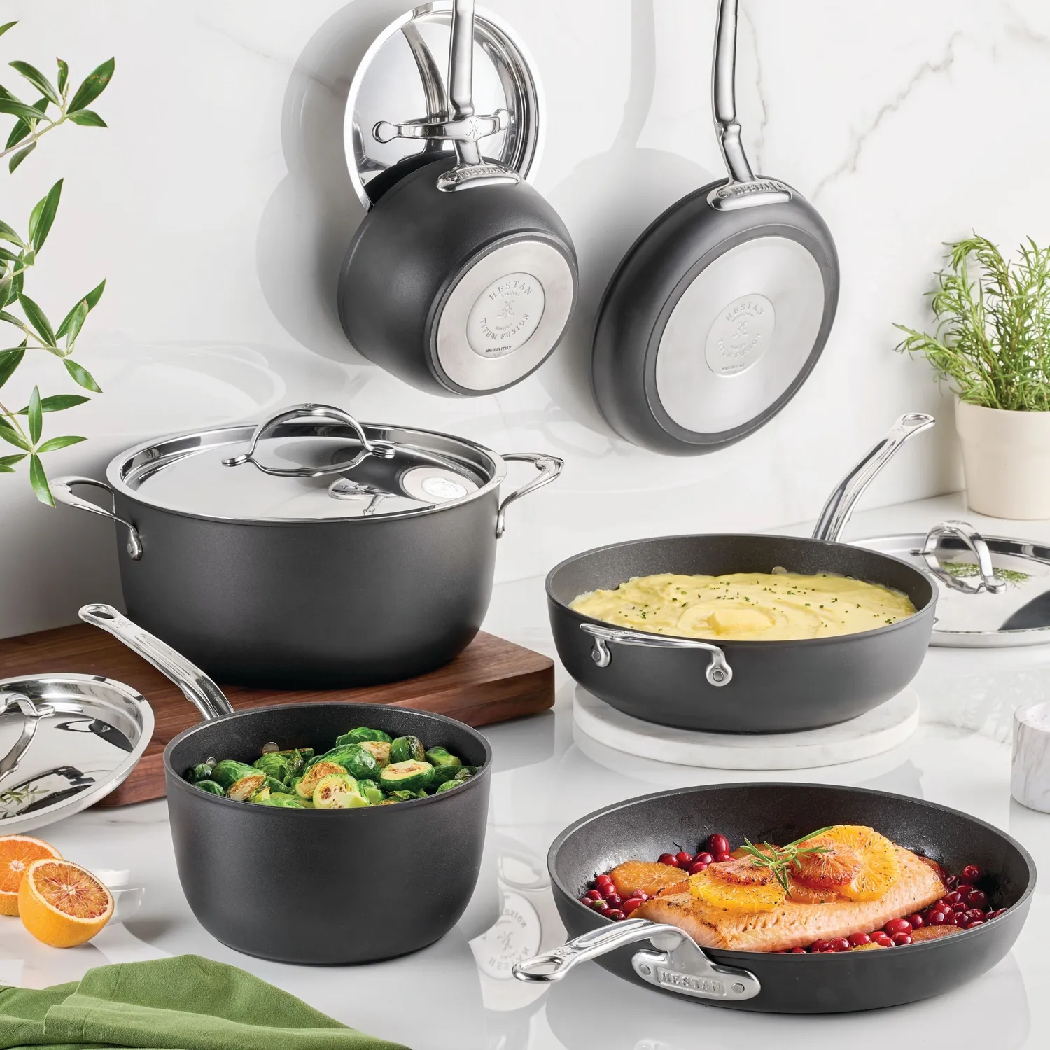 Hestan TITUM® Fusion Nonstick 10-Piece Cookware Set