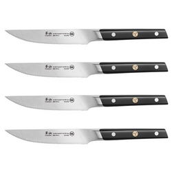 Cangshan TC Series Swedish Sandvik Steel Forged Steak Knives, Set of 4, 5&#34;