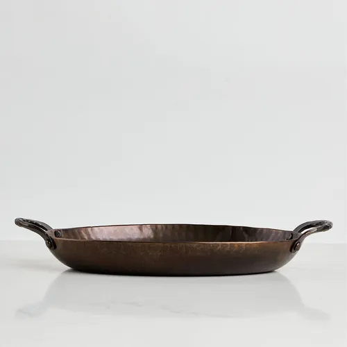 Smithey Carbon Steel Oval Roaster, 11"x 7"