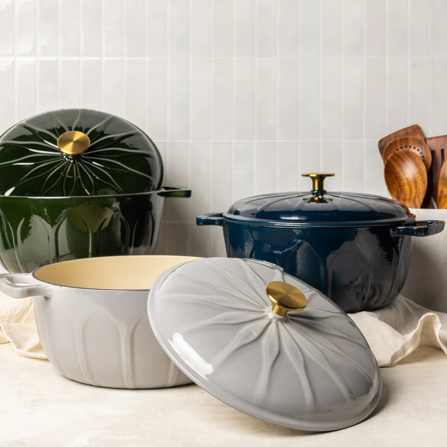 Lodge Luxe Enameled Cast Iron Dutch Oven, 6 qt. 