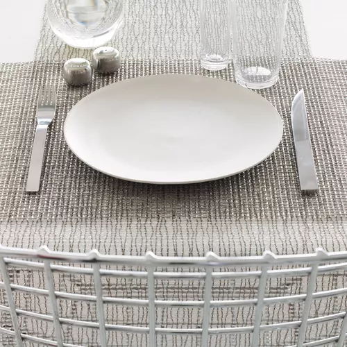 Chilewich Silver Woven Lattice Placemat