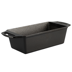 Lodge Cast Iron Loaf Pan with Silicone Handles, 8.5&#34; x 4.5&#34;