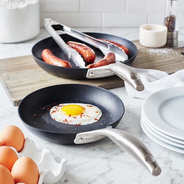 Scanpan Pro S+ Skillets, Set of 2, 8&#34; and 10.25&#34;
