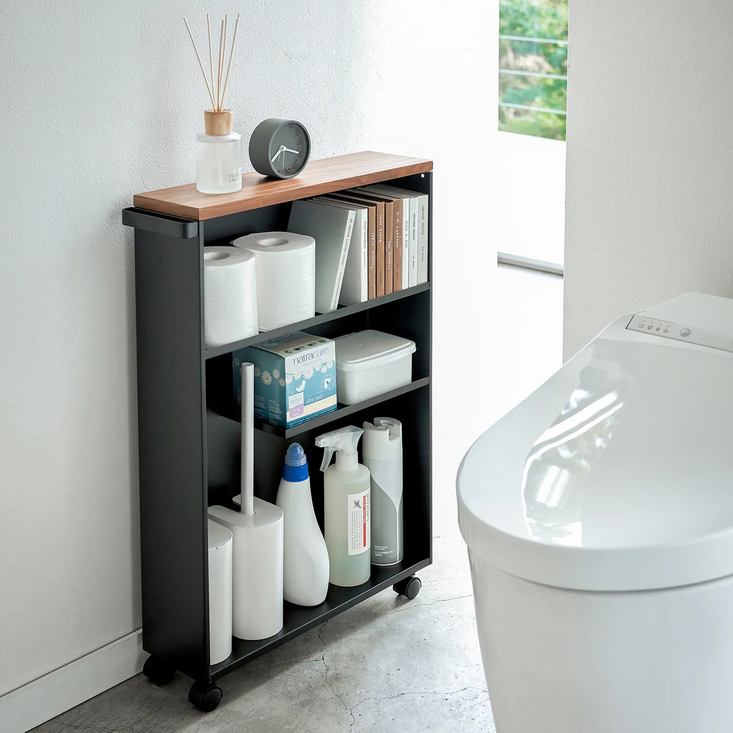 Yamazaki Tower Steel Rolling Storage Carts