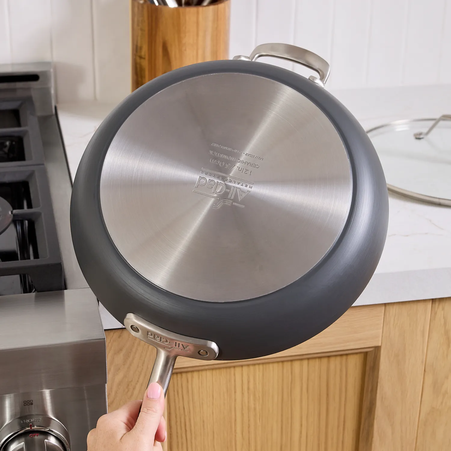 All-Clad HA1 Ceramic Nonstick Skillet with Lid