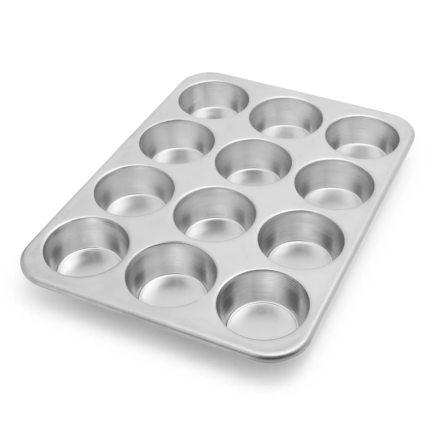 Nordic Ware Naturals Aluminum Standard Muffin Pan, 12 Cup