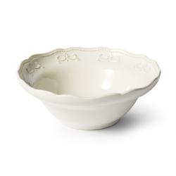 Sur La Table Pearl Scalloped Serving Bowl