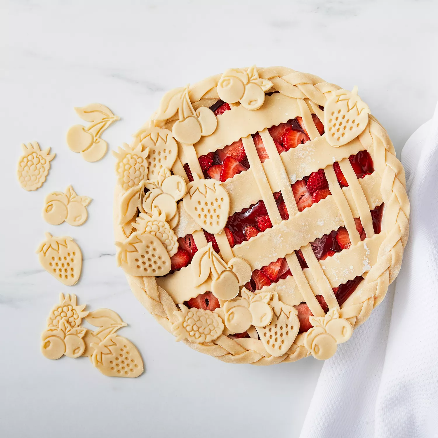 Berry Pie Plunger Cookie Cutters, Set of 4