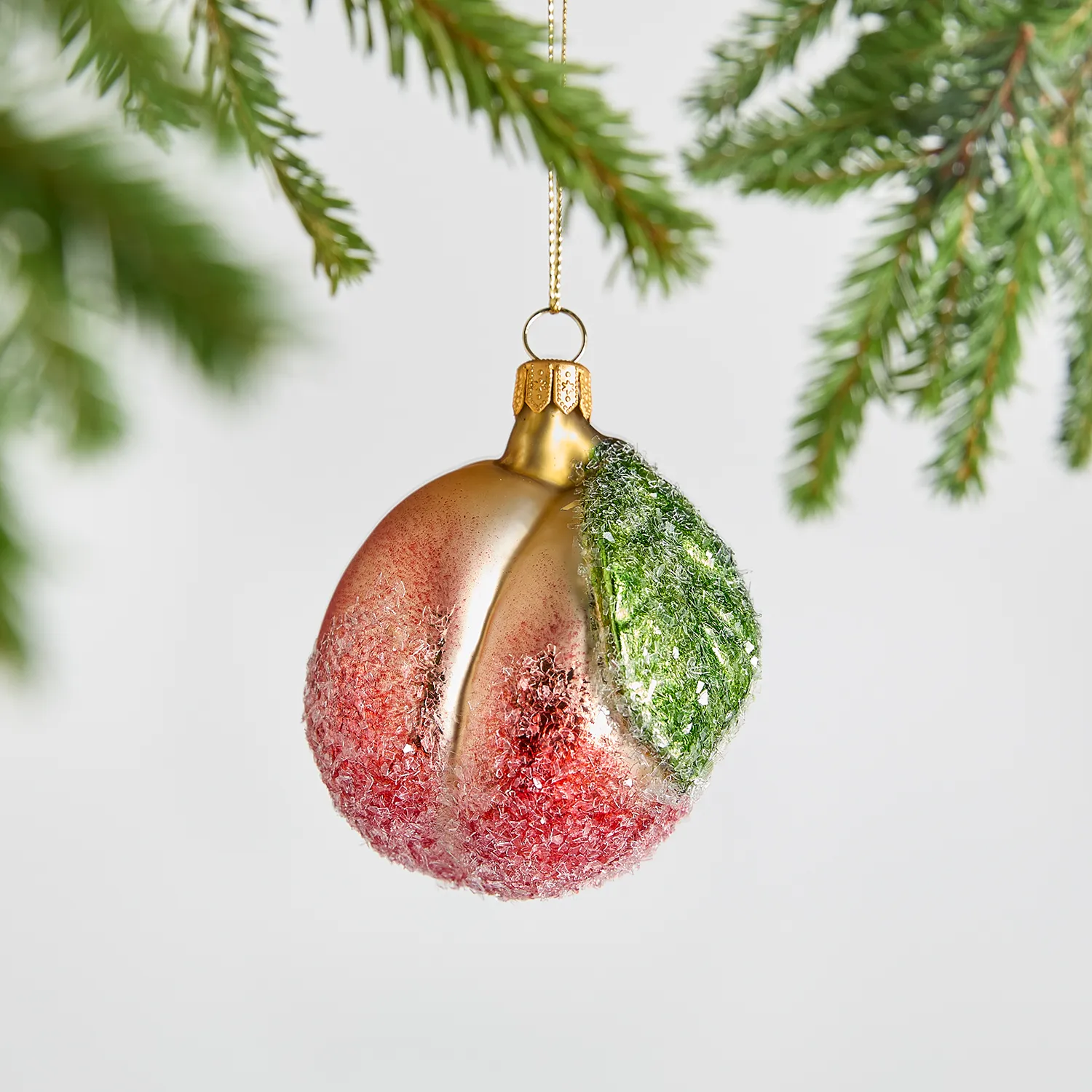 Sur La Table Peach Ornament