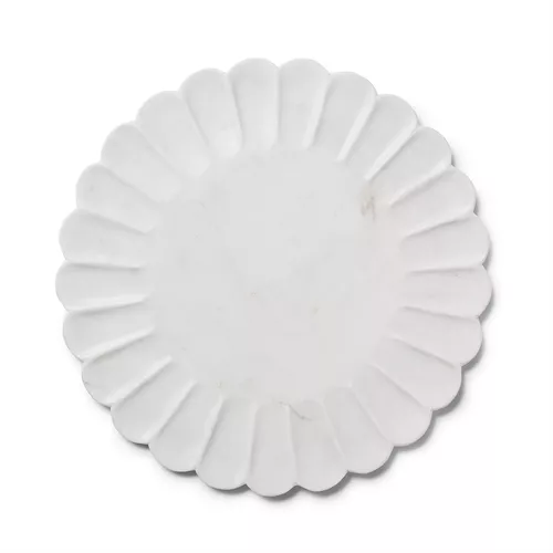 Sur La Table Round White Marble Platter