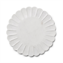 Sur La Table Round White Marble Platter