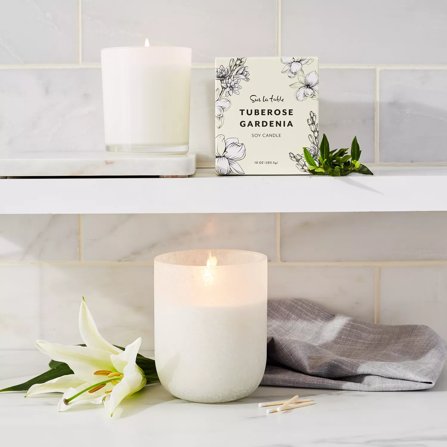 Sur La Table Tuberose Gardenia Candle