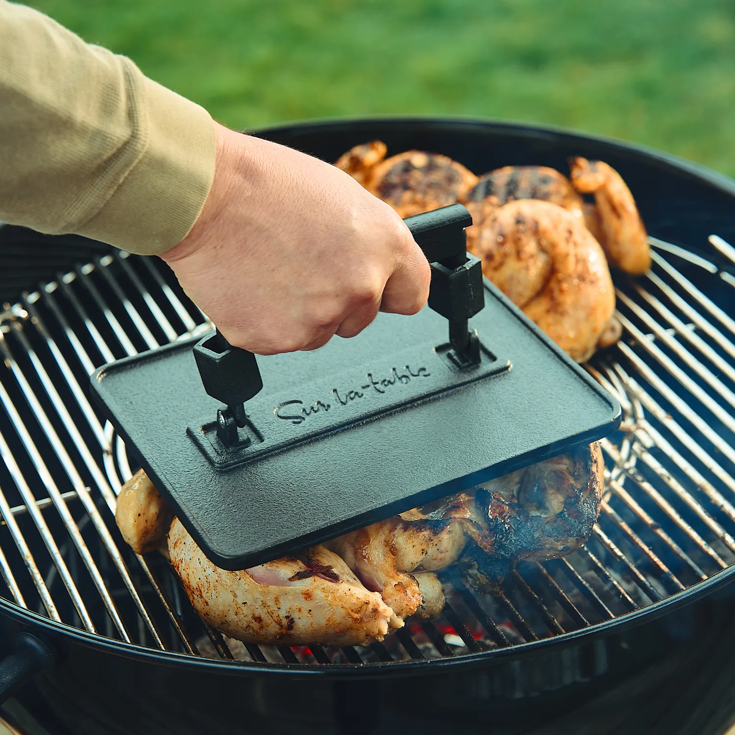 Sur La Table XL Cast Iron Griddle Press