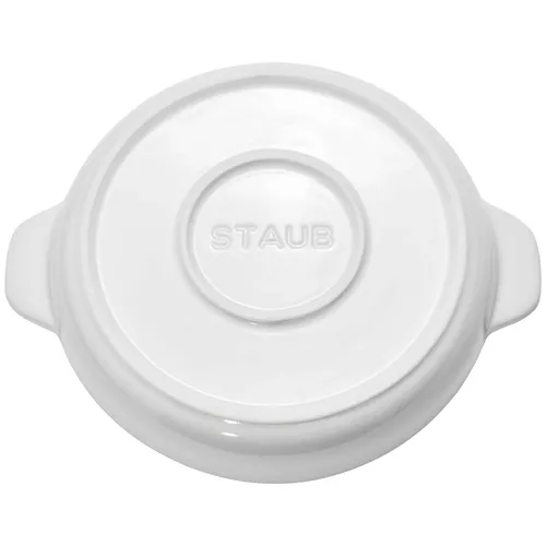 Staub Stoneware 8&#34; Round Covered Brie Baker