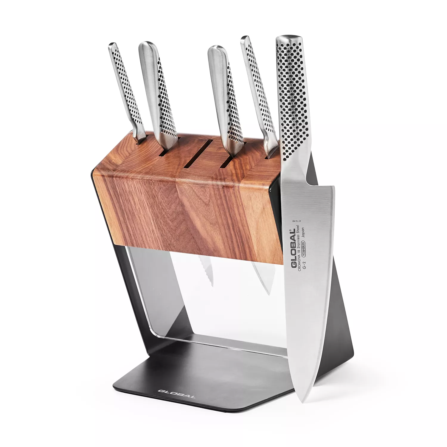 Global Classic In-Drawer 6-Piece Knife Block Set