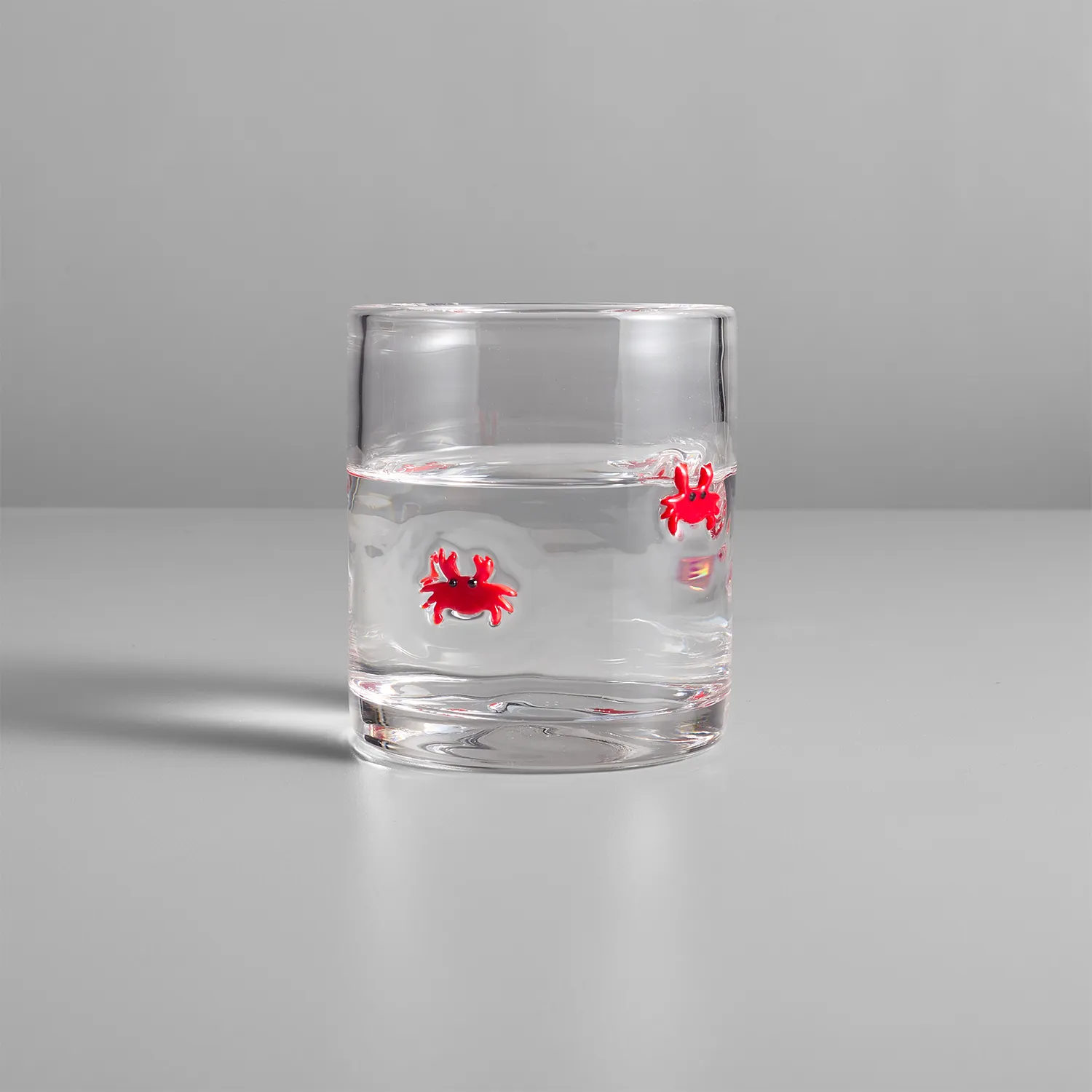 Sur La Table Crab Double Old-Fashioned Glass