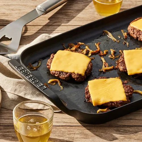 Smashburgers with Caramelized Onions