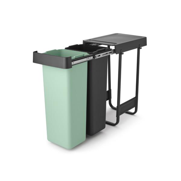 Brabantia Sort & Go 2x30 Liter Built-in Bin